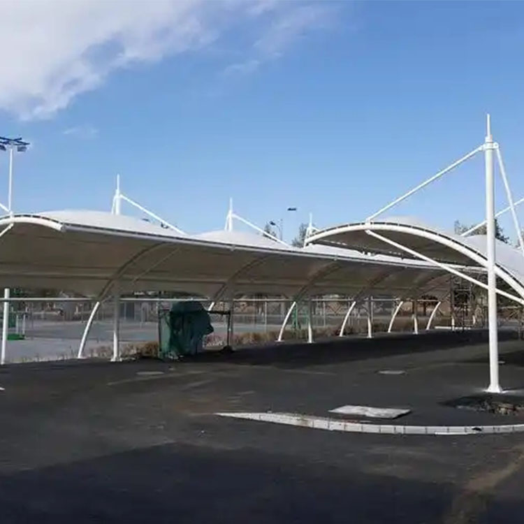 洛扎县膜结构电动车棚