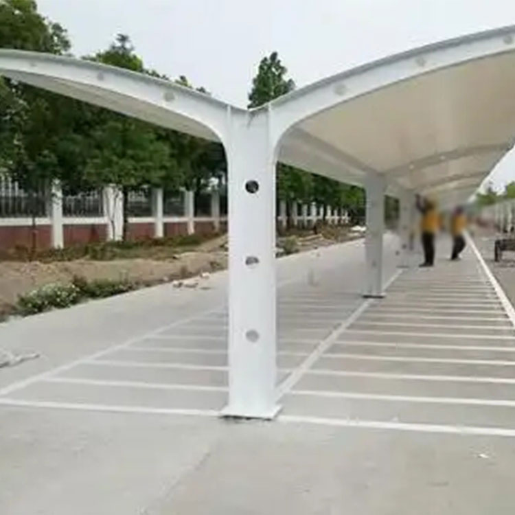 洛扎县膜结构电动车棚