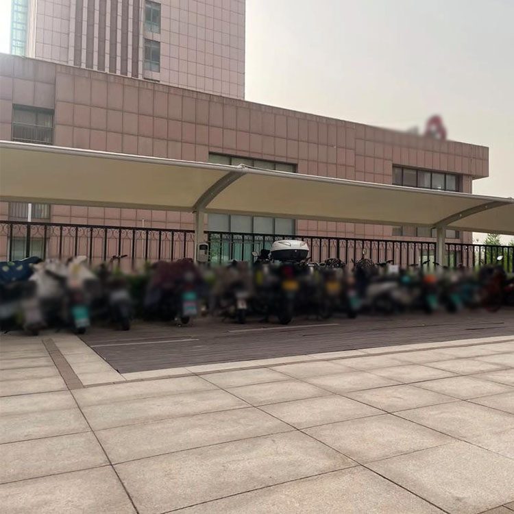 洛扎县膜结构电动车棚