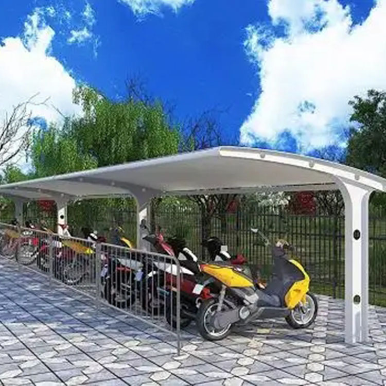 洛扎县膜结构电动车棚